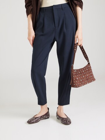 Copenhagen Muse Tapered Pleat-Front Pants 'TAILOR' in Blue: front