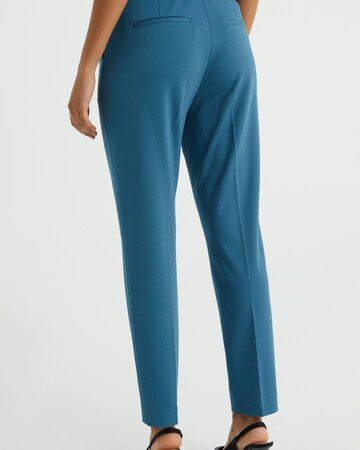 Coupe slim Pantalon WE Fashion en bleu