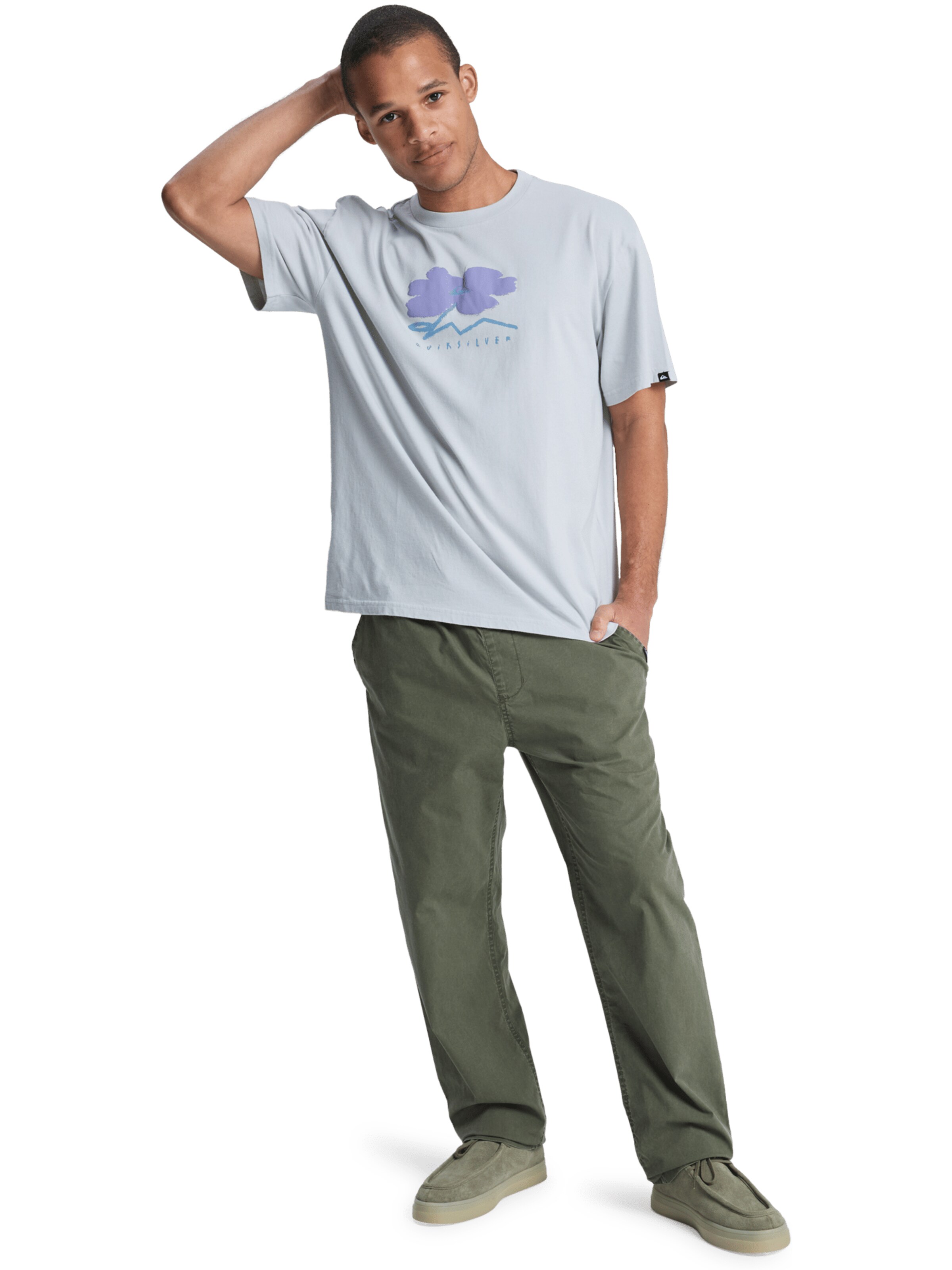 QUIKSILVER T-Shirt in Blau
