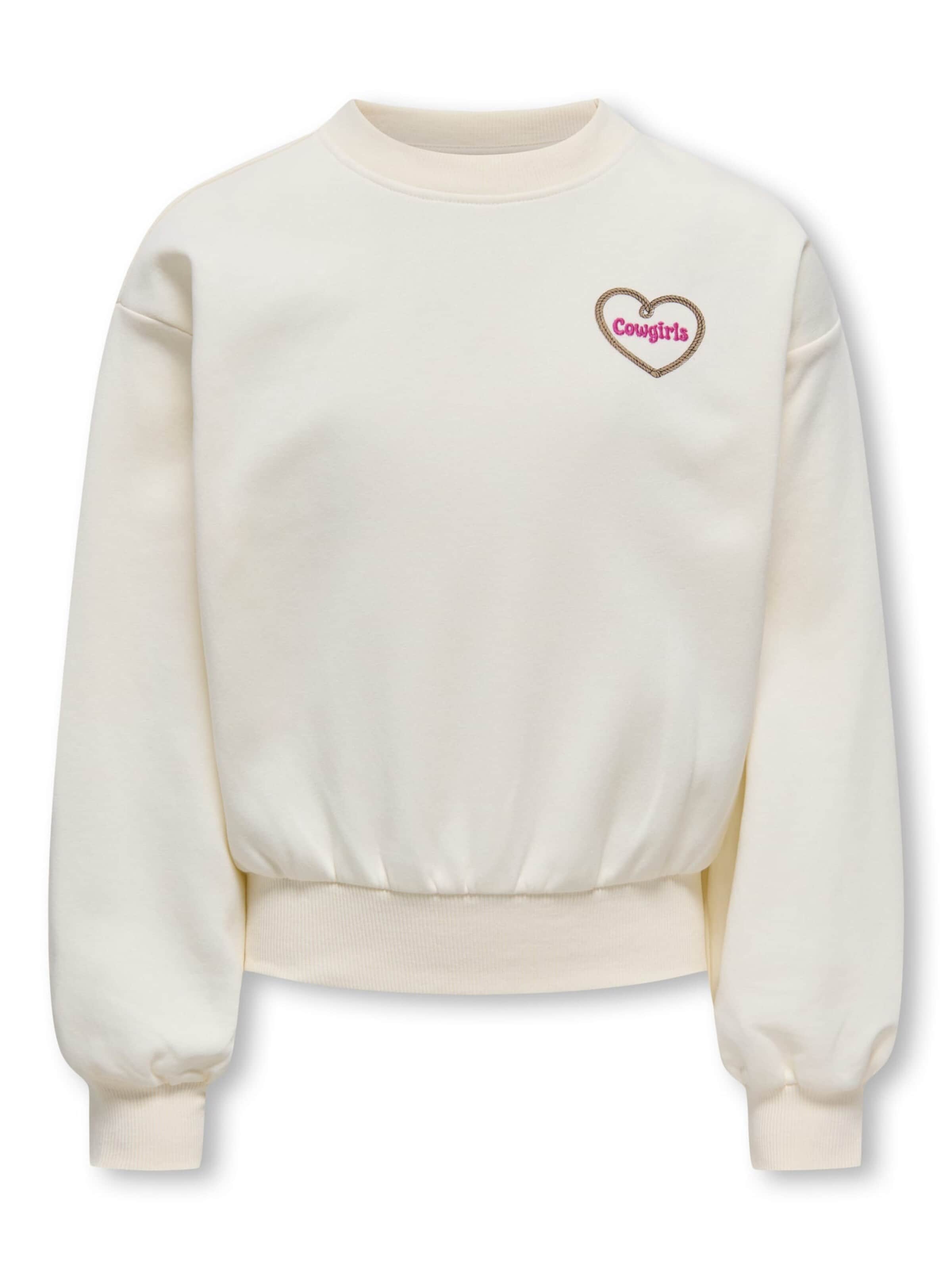 KIDS ONLY GIRL Sweater 'Florine' in White: front