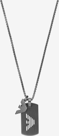 Emporio Armani Necklace in Grey: front