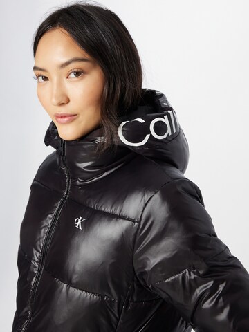 Calvin Klein Jeans Between-Seasons Coat in Black