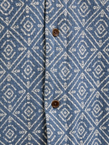 JACK & JONES Comfort fit Button Up Shirt 'JPRBLUVincent' in Blue