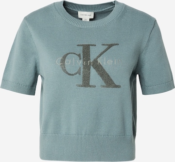 Calvin Klein Jeans - Jersey en verde: frente