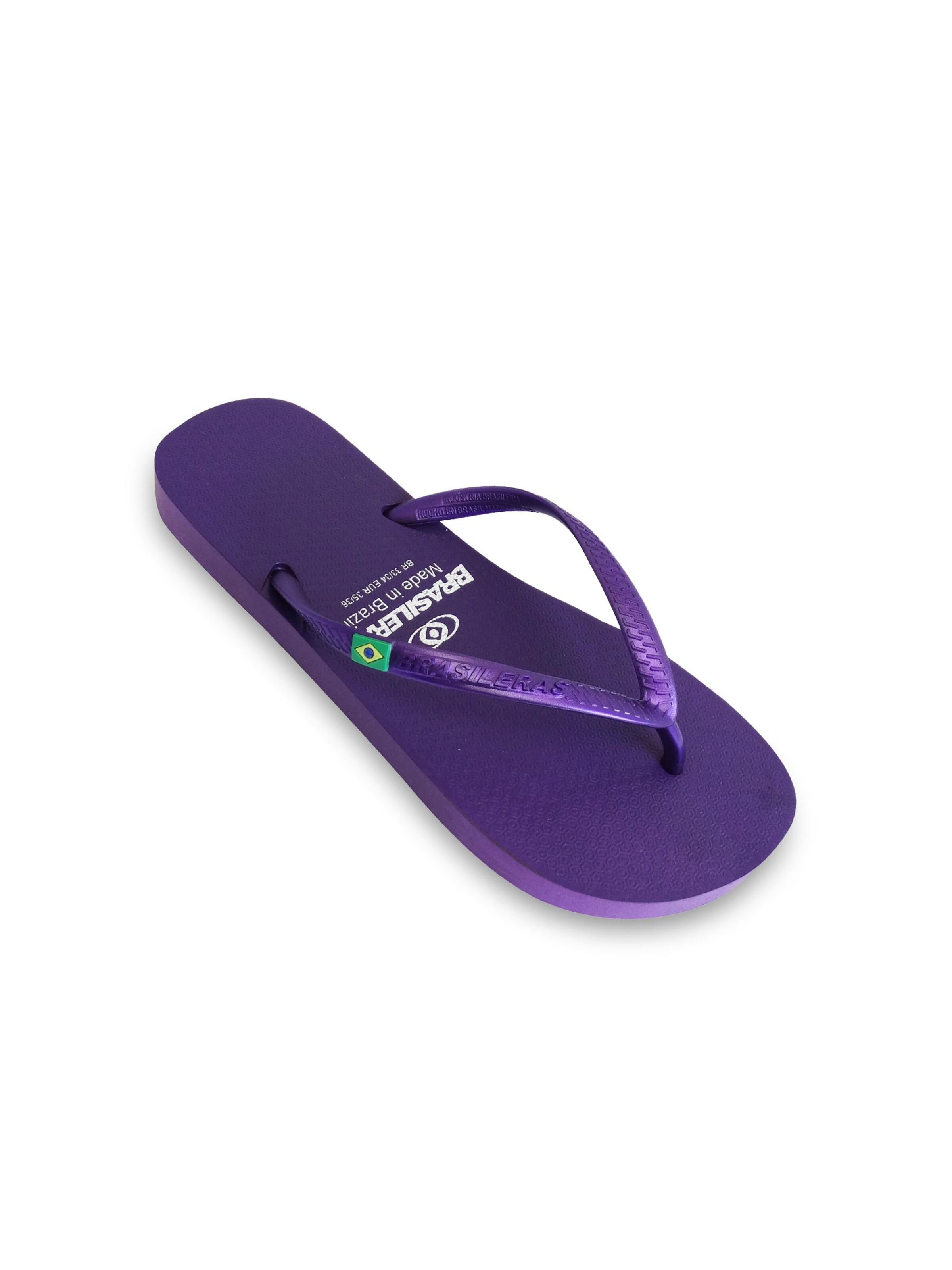 Brasileras - Sapato de praia/banho 'Classic Pearl W' em roxo: frente