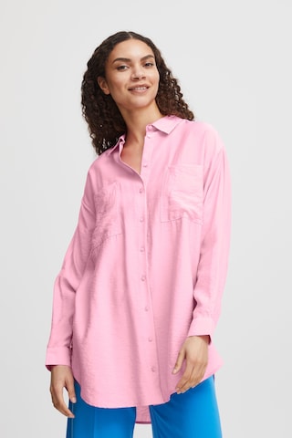 b.young Blouse 'Byihaliea' in Roze: voorkant