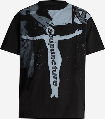 T-Shirt ACUPUNCTURE en noir : devant