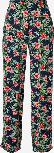 Pantaloni 'SIMPLY' VERO MODA pe albastru închis / verde iarbă / roșu, Vizualizare produs