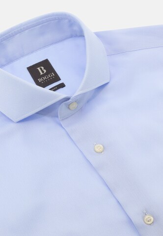 Boggi Milano Regular Fit Hemd in Blau