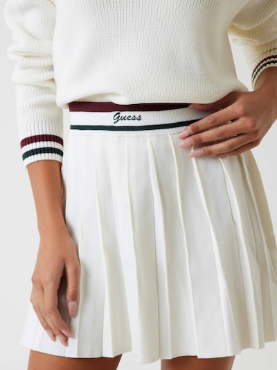 GUESS Skirt in Fir / Bordeaux / White, Item view