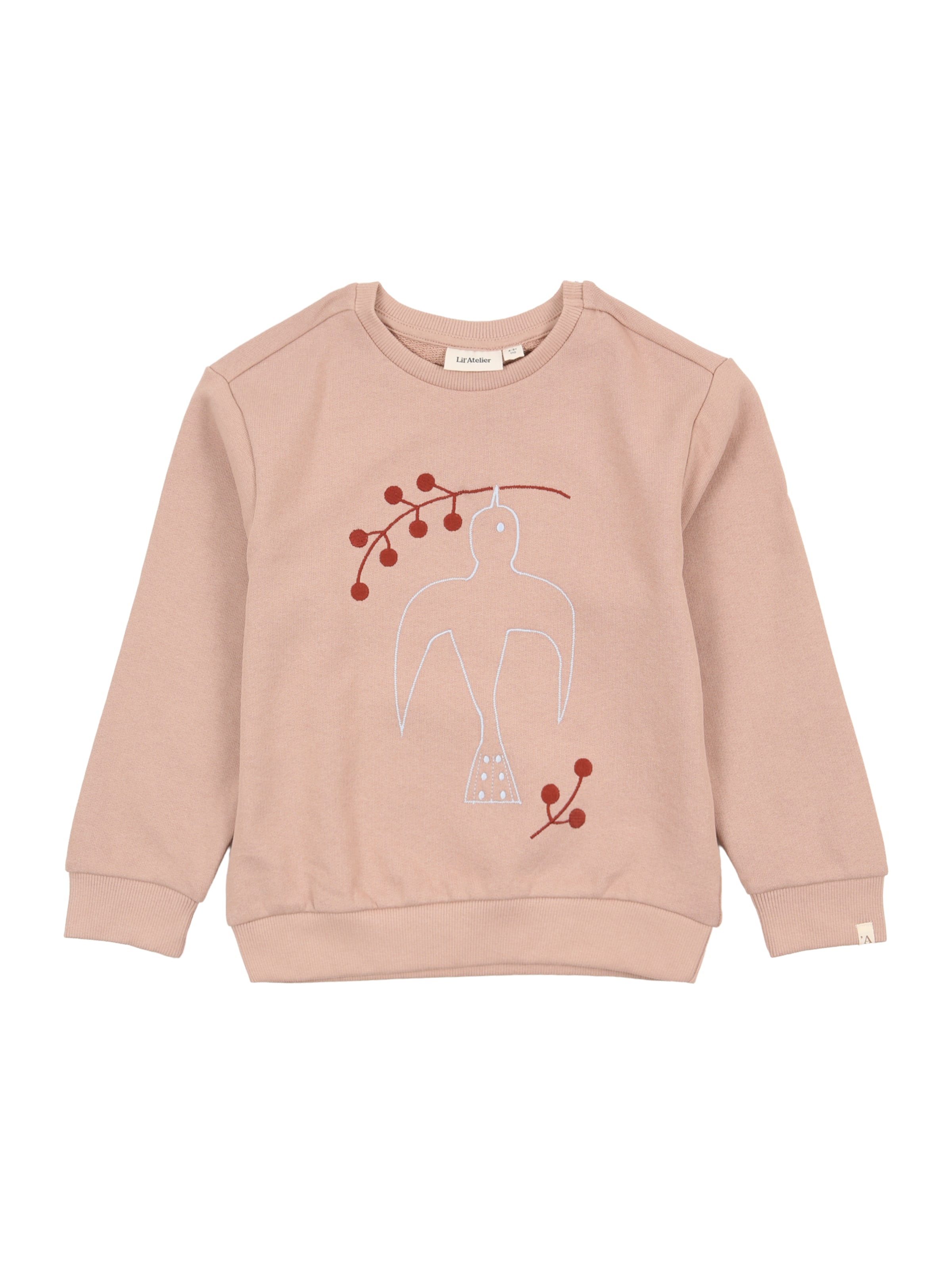 Lil'Atelier - Sudadera 'NMFJOBO TIA' en marrón: frente