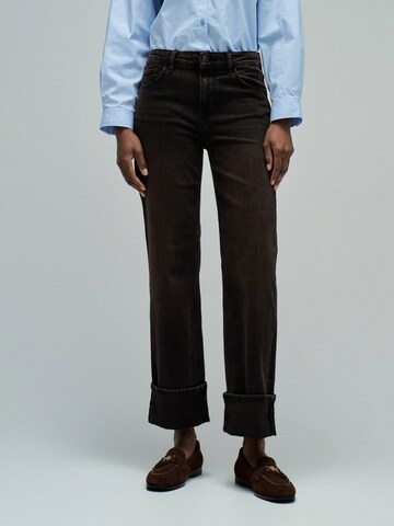 Coupe slim Jean Salsa Jeans en marron