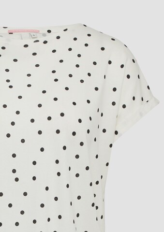 T-shirt QS en blanc