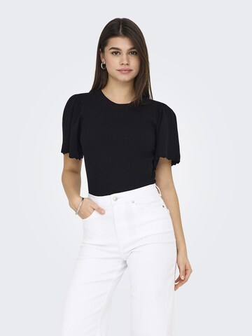 ONLY Pullover 'ONLAnjelica' in Schwarz: Vorderseite