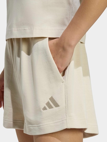 ADIDAS SPORTSWEAR Normalny krój Spodnie sportowe 'ALL SZN' w kolorze beżowy