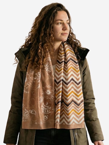 Sunsa Scarf 'Sunsa' in Brown