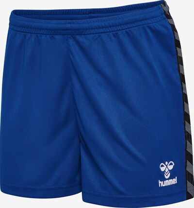Hummel Pantalon de sport en bleu cobalt / mélange de couleurs, Vue avec produit