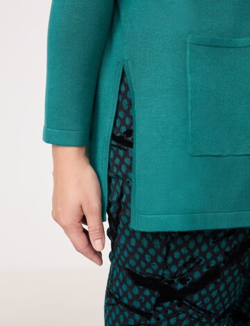 SAMOON Strickjacke in Grün
