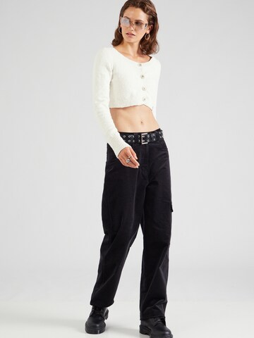 Calvin Klein Jeans Πλεκτή ζακέτα σε λευκό