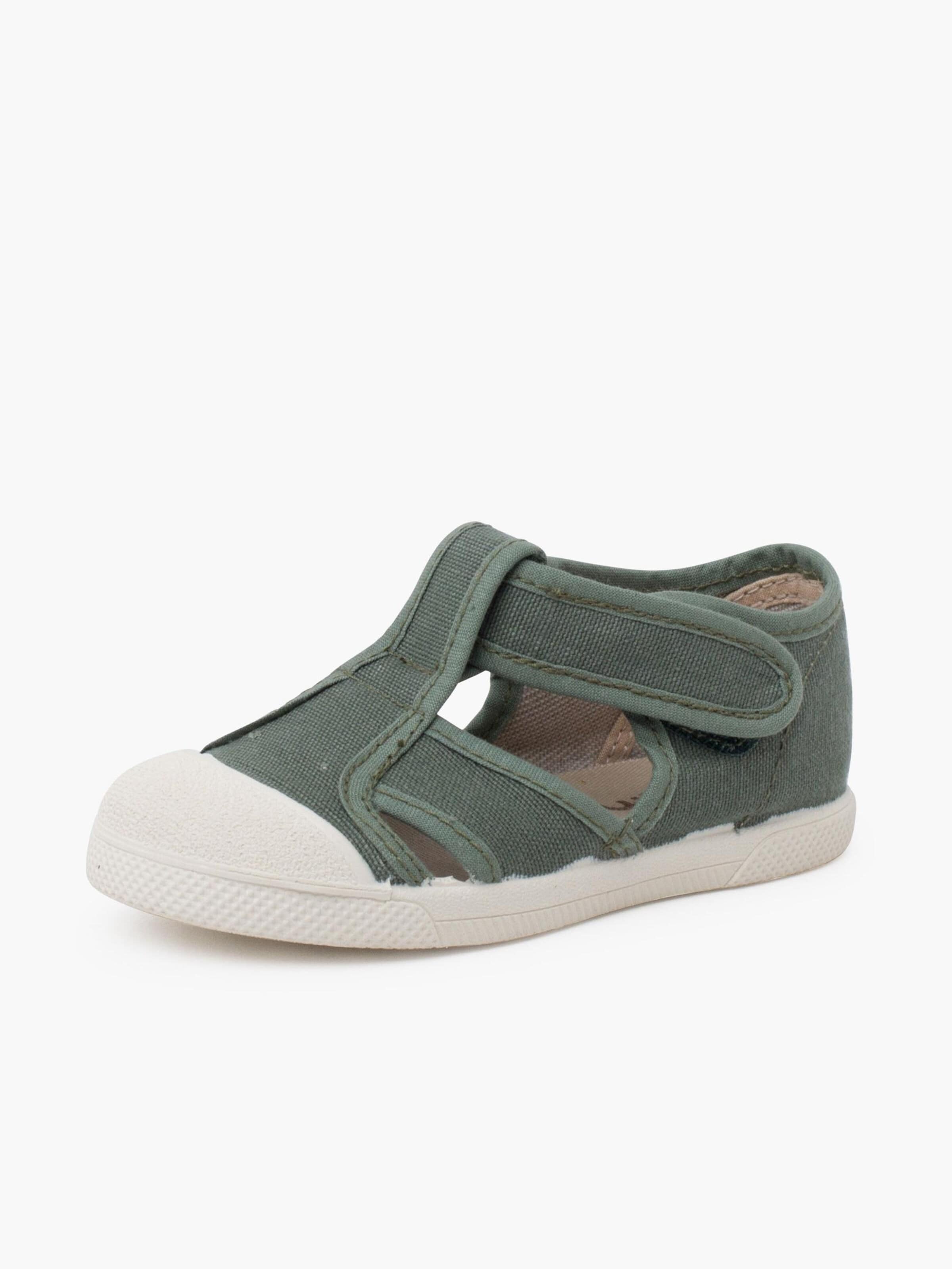 Chaussures ouvertes Pisamonas en vert : devant