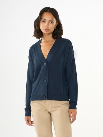 Cardigan KnowledgeCotton Apparel en bleu : devant