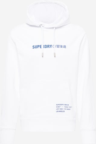 Superdry Sweatshirt in Weiß: predná strana