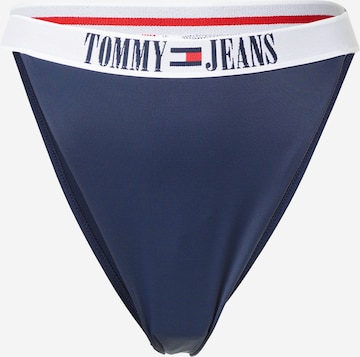 Bas de bikini Tommy Jeans en bleu : devant