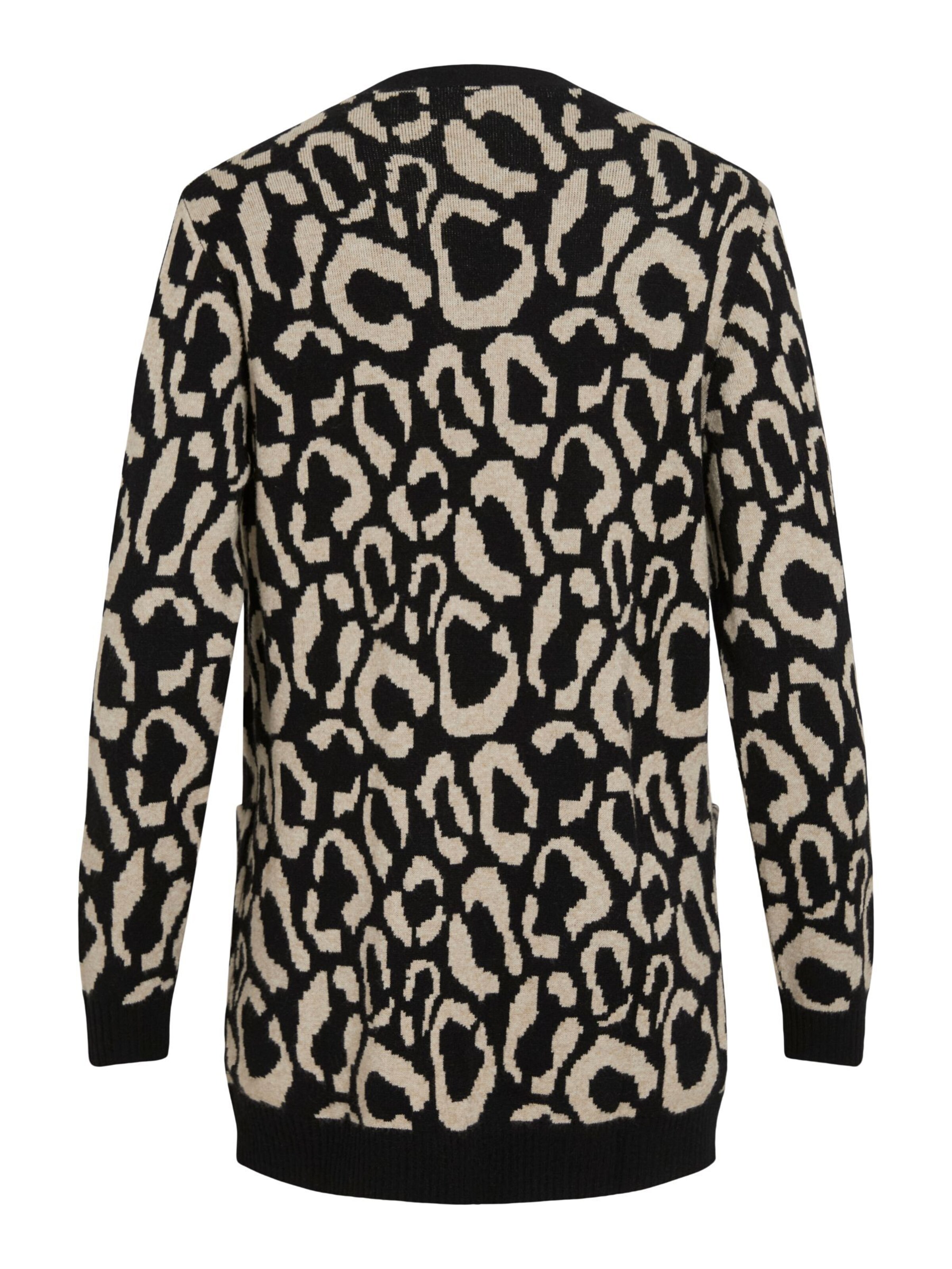 VILA Strickjacke 'VITif' in Schwarz