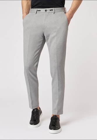 Coupe slim Pantalon ROY ROBSON en gris : devant