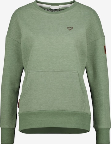 Alife and Kickin Sweatshirt 'JelenaAK' in Green: front