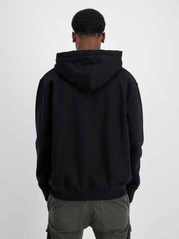 ALPHA INDUSTRIES Tréning póló - fekete