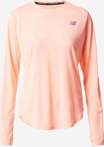 new balance Performance Shirt 'Accelerate' in Beige: front