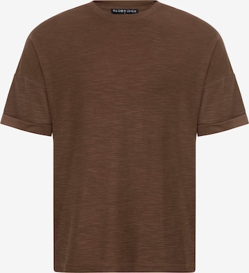 Redbridge Shirt 'Hereford' in Bruin: voorkant