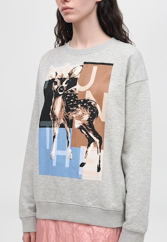 Munthe - Sweatshirt 'CHANDLER' em cinzento: lateral