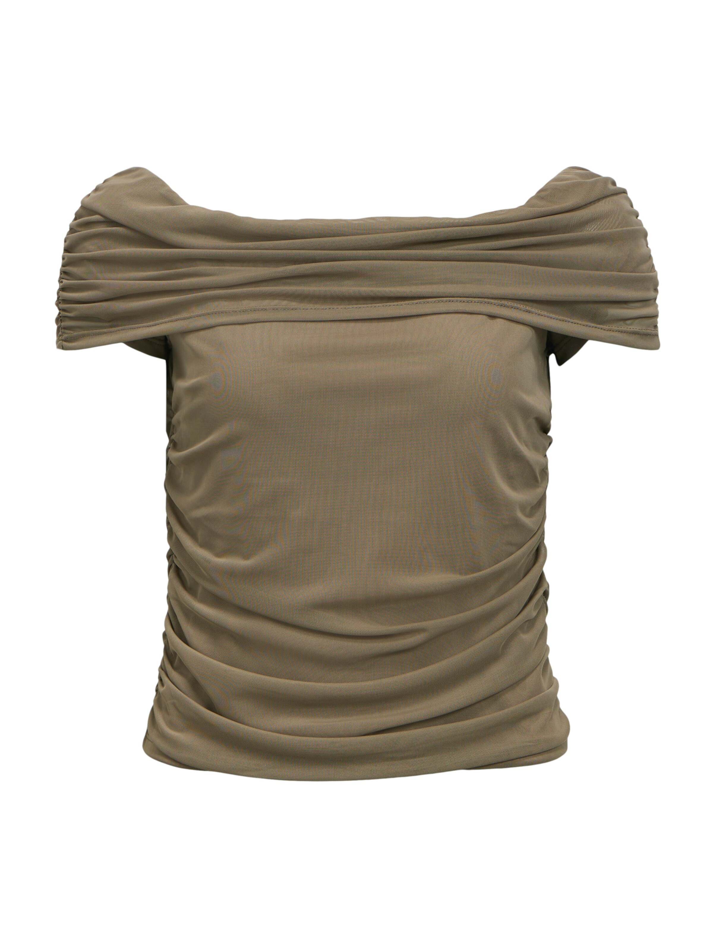 OBJECT Shirt 'OBJDINA' in Brown: front