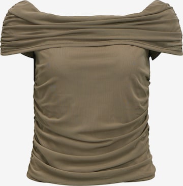 T-shirt 'OBJDINA' OBJECT en marron : devant
