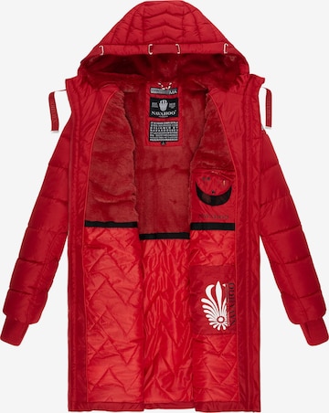 NAVAHOO Winter Coat 'Alpenveilchen' in Red