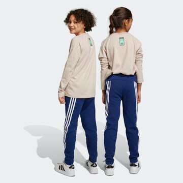 ADIDAS SPORTSWEAR Slim fit Workout Pants 'Future Icons 3-Stripes -' in Blue