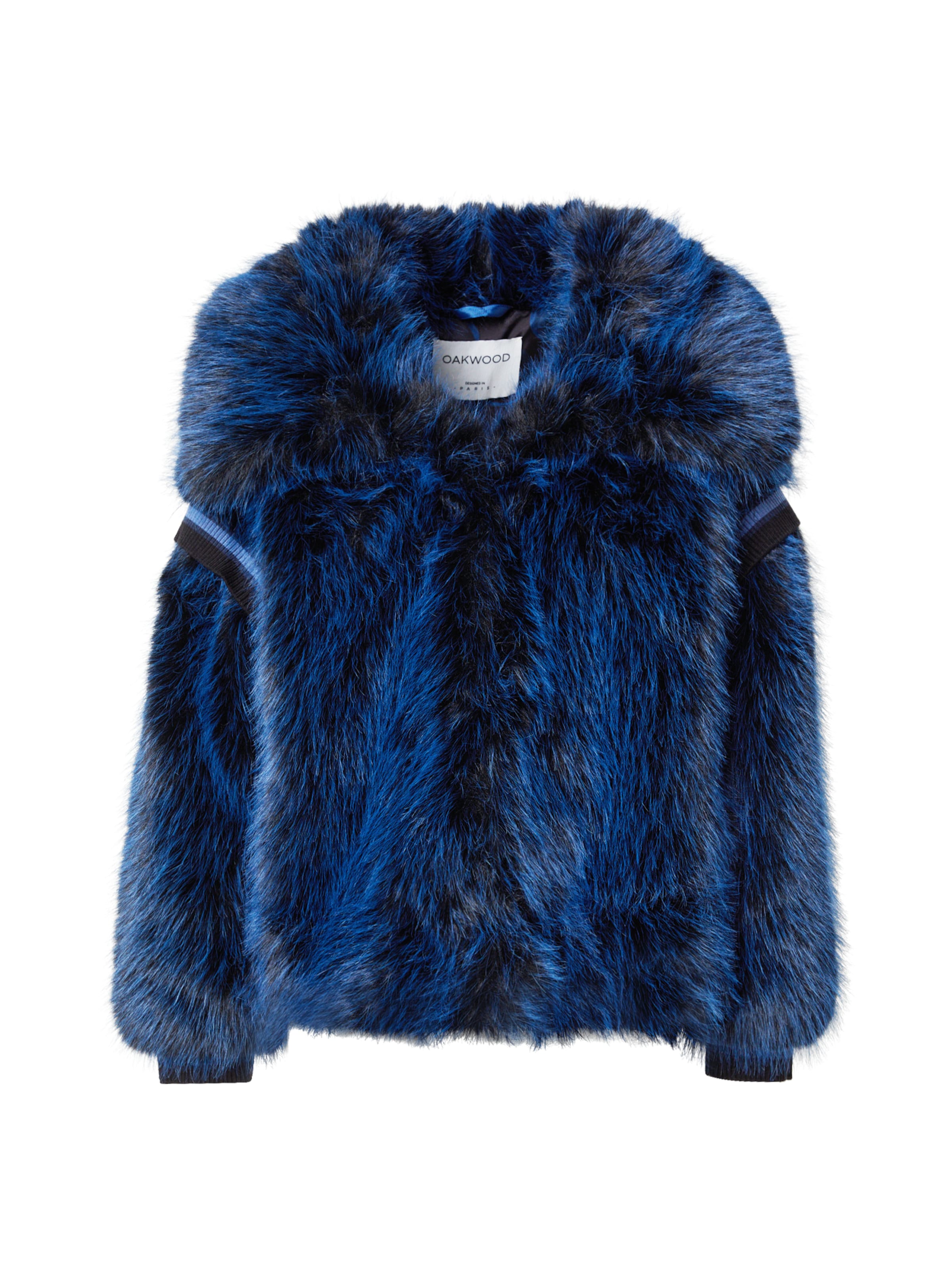 OAKWOOD Prehodna jakna 'EWENA' | modra barva: sprednja stran