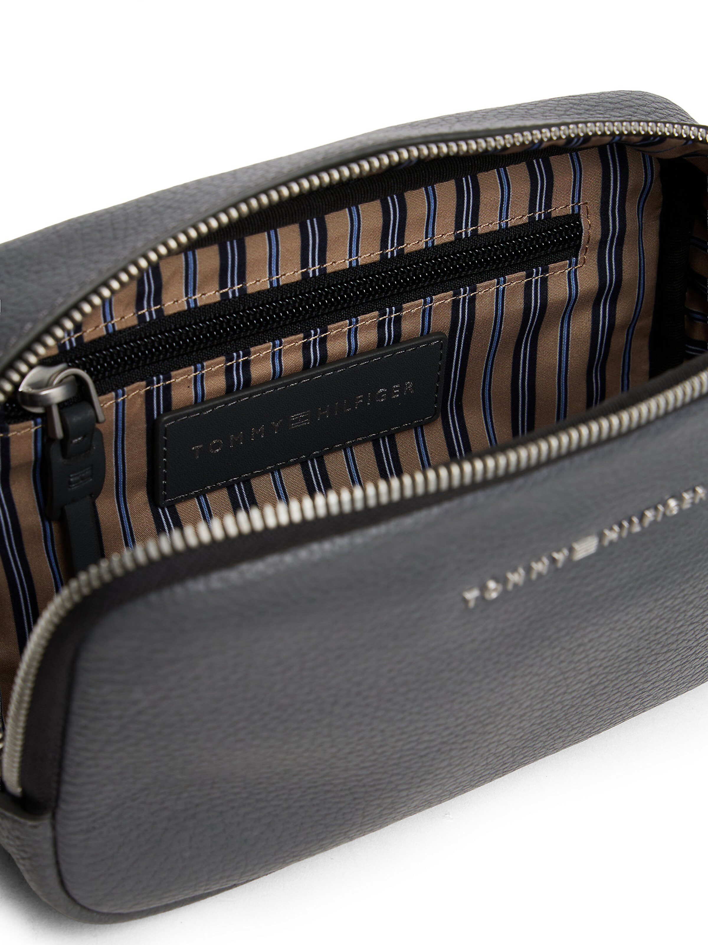 TOMMY HILFIGER Umhängetasche in Grau