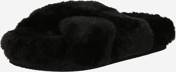 Monki Slippers in Black: front