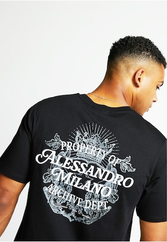 Alessandro Zavetti Tričko 'Pirelli' – černá