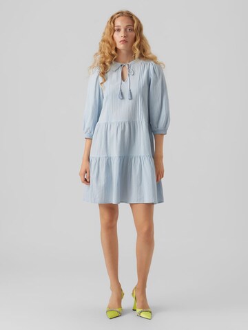 VERO MODA Blousejurk 'Pretty' in Blauw