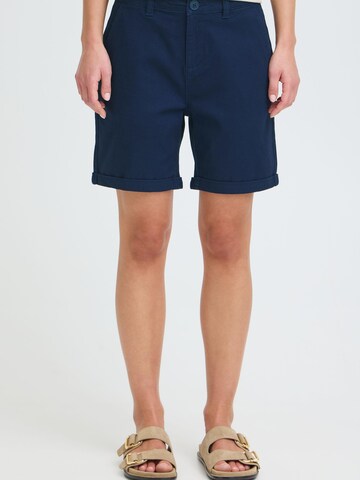 Oxmo Regular Trousers ' OXKvita ' in Blue: front