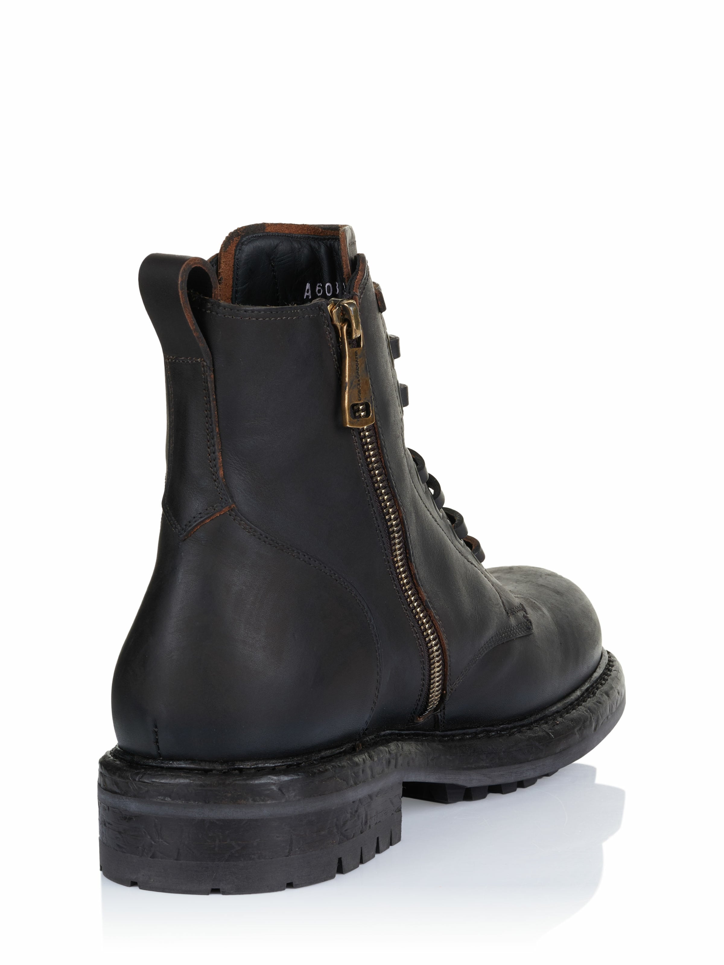 DOLCE & GABBANA Schnürstiefel in Braun