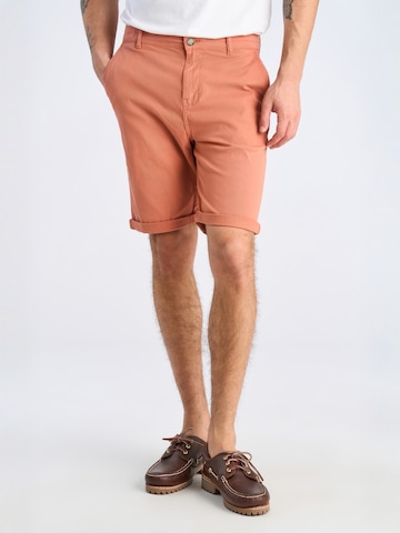 Lindbergh Regular Chino in Oranje
