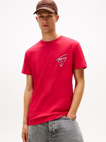 Tommy Jeans Shirt 'CITY' in Red: front