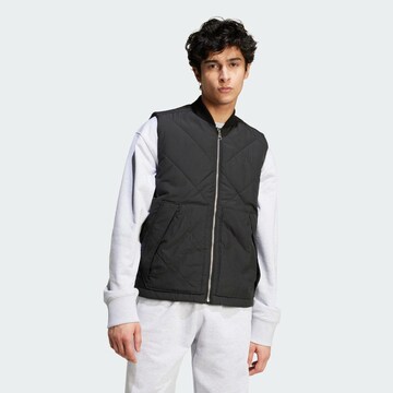 ADIDAS ORIGINALS Bodywarmer 'Essentials' in Zwart: voorkant