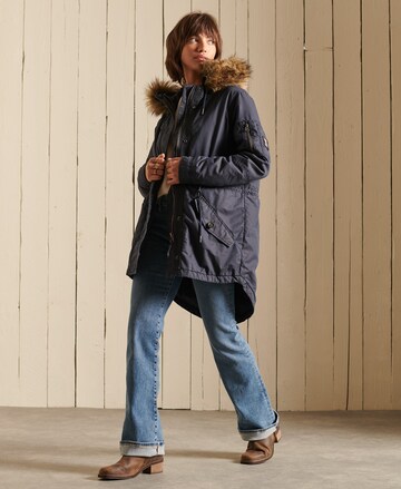 Superdry Parka in Blau