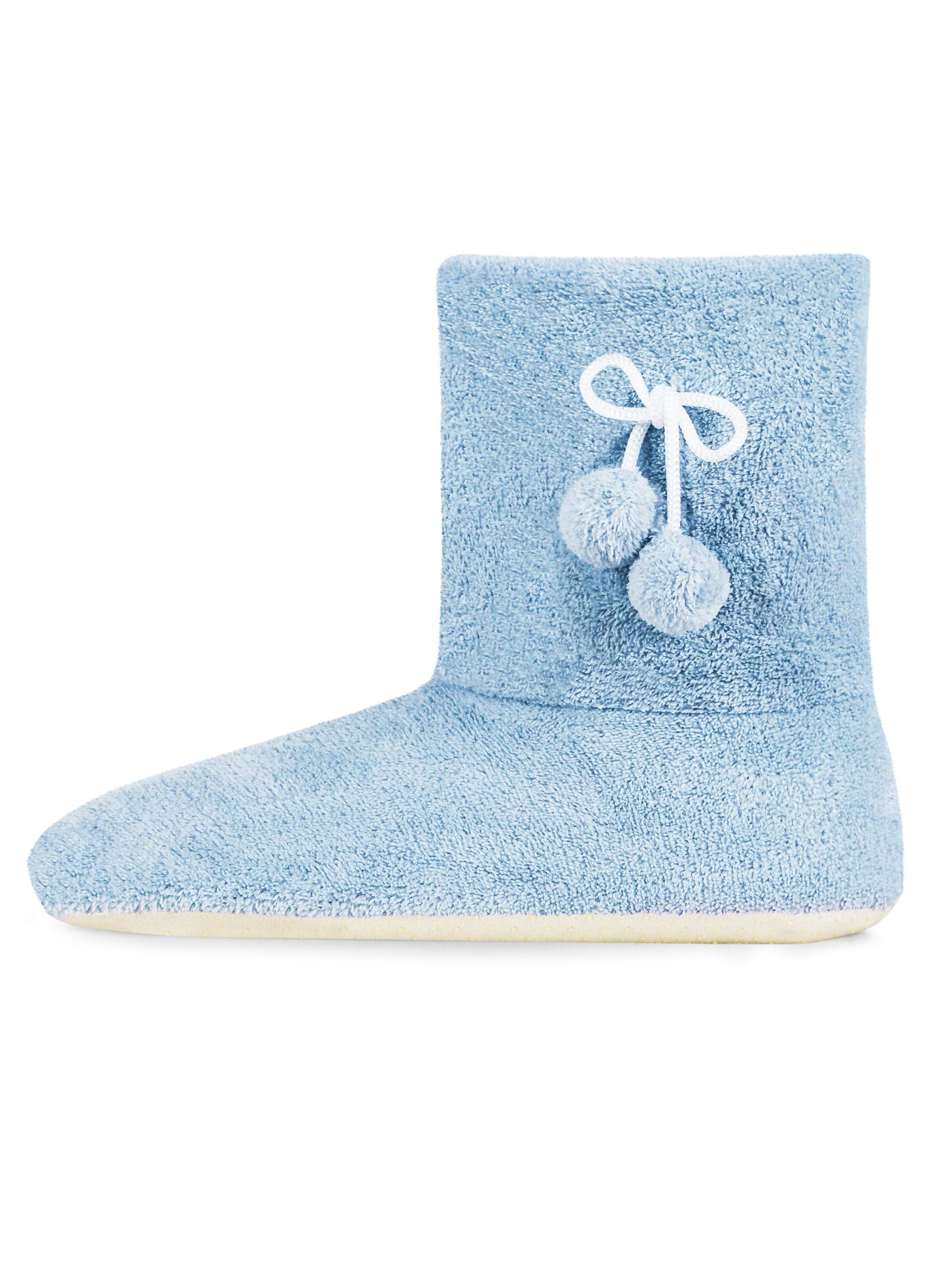 normani Slipper in Blue: front